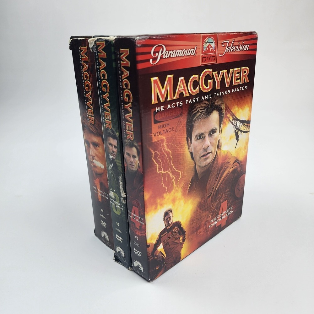Macgyver Season 1 , 3, 4, DVD Set TV show - Picture 2 of 6